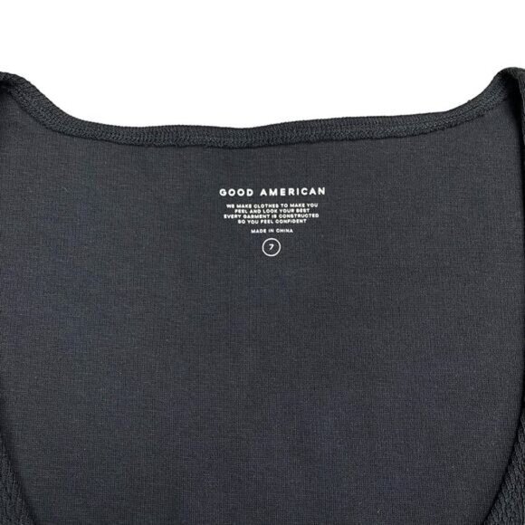 NWT GOOD AMERICAN The Feel Good Bodysuit Sz 4XL Black - Picture 6 of 10